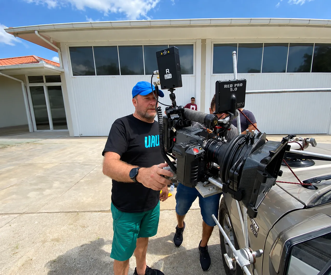 Bastidores de produção audiovisual UAU